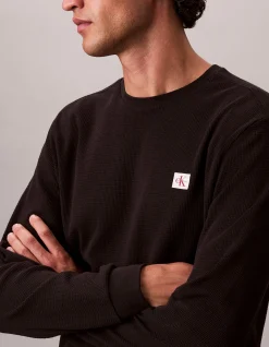 Heroes Waffle Badge Long Sleeve T-Shirt