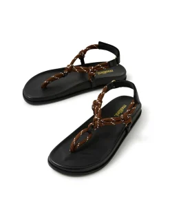 Hervy Rope Strap Leather Sandals
