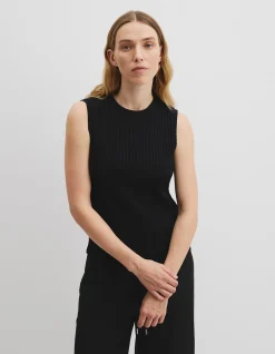 High Neck Rib Tank