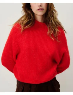 High Neck Pullover Knit