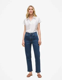 High Rise Straight Leg Jean