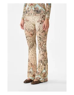 HIGH WAISTED FLARED TROUSER
