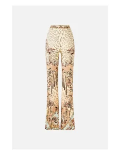 HIGH WAISTED FLARED TROUSER