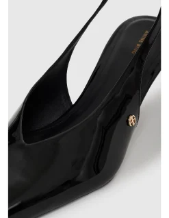 HILDA PATENT SLINGBACK PUMPS