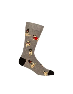 Hipster Pug Socks