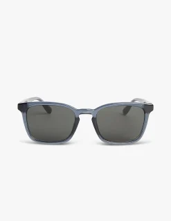 HKG NAVY SUNGLASSES GREY LENS