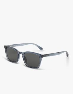 HKG NAVY SUNGLASSES GREY LENS