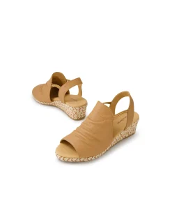 Hlensia Light Tan Multi Rope Leather Sandals