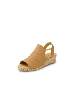 Hlensia Light Tan Multi Rope Leather Sandals