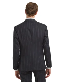 HOCKNEY TEXTURED PINSTRIPE SUIT JACKET