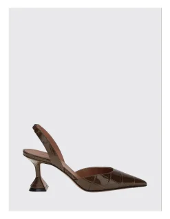 HOLLI SLING 70 CL HEEL PRINTED CROC