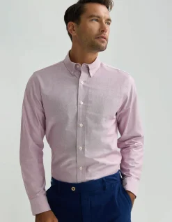 HOLLOWAY OXFORD WEAVE COTTON SHIRT