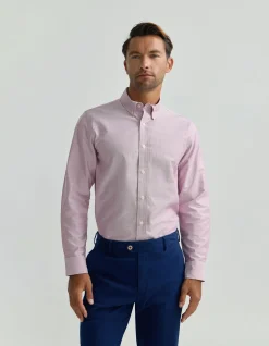 HOLLOWAY OXFORD WEAVE COTTON SHIRT