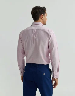 HOLLOWAY OXFORD WEAVE COTTON SHIRT