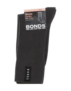 Home Chunky Rib Cosy Bed Crew Socks