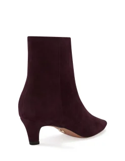 Honora Raisin Suede Leather Ankle Boot