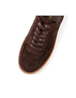 Hoyas Suede Slip On Sneakers