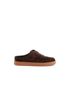 Hoyas Suede Slip On Sneakers