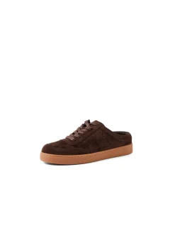Hoyas Suede Slip On Sneakers