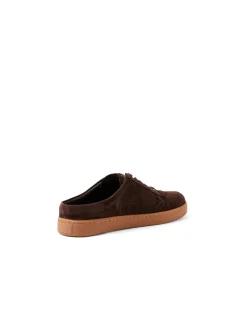 Hoyas Suede Slip On Sneakers