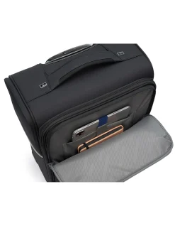 73HR 78cm Expandable Large Suitcase Black