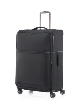 73HR 78cm Expandable Large Suitcase Black