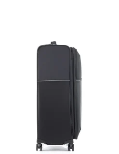 73HR 78cm Expandable Large Suitcase Black