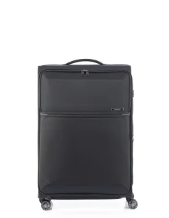 73HR 78cm Expandable Large Suitcase Black