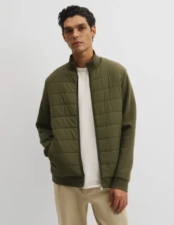 Hybrid Funnel Zip Through Jacket