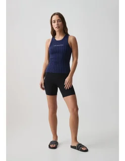 Hydra Logo Knit Ribbed Top