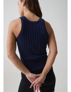 Hydra Logo Knit Ribbed Top