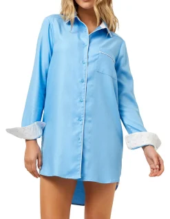 HYDRANGEA SKIES NIGHTSHIRT