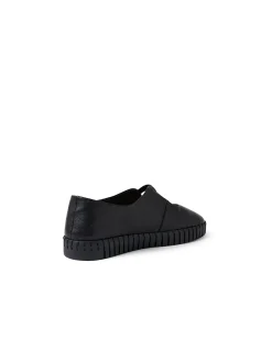 Hylow Soft Leather Elastic Strap Flats