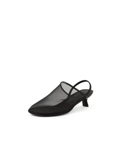 Ican Mesh Slingback Heels