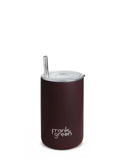 ICED COFFEE CUP WITH STRAW CHOCOLATE