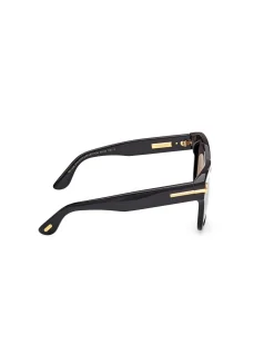 ICON FT1235 - SHINY BLACK WOMEN'S SUNGLASSES