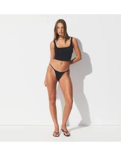 ICONIC SWIM STRING BIKINI BOTTOM