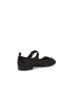 Ideal Triple Buckle Mary Jane Flats