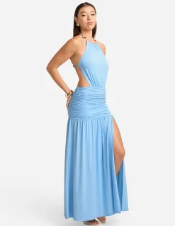 IMELDA HIGH NECK MAXI DRESS