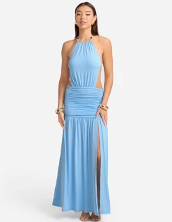 IMELDA HIGH NECK MAXI DRESS