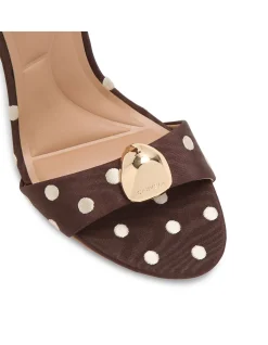 Incanto Polka Leather Heeled Sandal