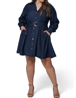 INDIGO TONIC-JUNI DENIM DRESS