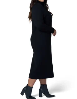 INDIGO TONIC-CLEA KNIT MIDI DRESS
