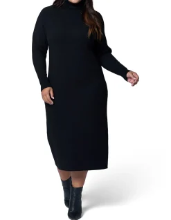 INDIGO TONIC-CLEA KNIT MIDI DRESS