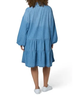 INDIGO TONIC - EMER DENIM MINI DRESS