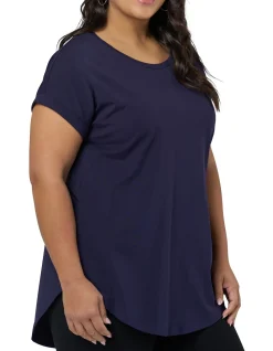 INDIGO TONIC-LAUREN LONGLINE TEE