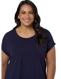 INDIGO TONIC-LAUREN LONGLINE TEE
