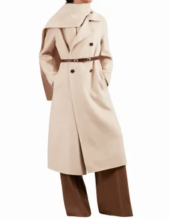 Indira Long Scarf Blindseam Coat