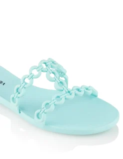 INFINITY CHAIN JELLY SANDAL FLAT