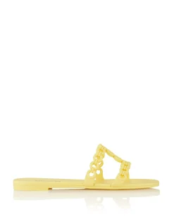 INFINITY CHAIN JELLY SANDAL FLAT